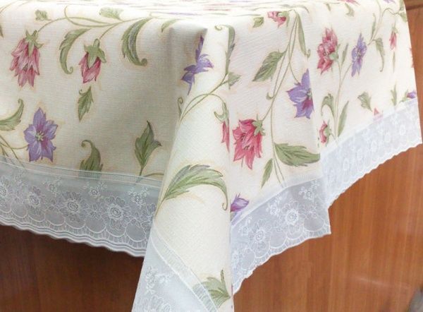 Скатерть "Meiwa" ПВХ 152х228, коричневая Индонезия,Декотекс