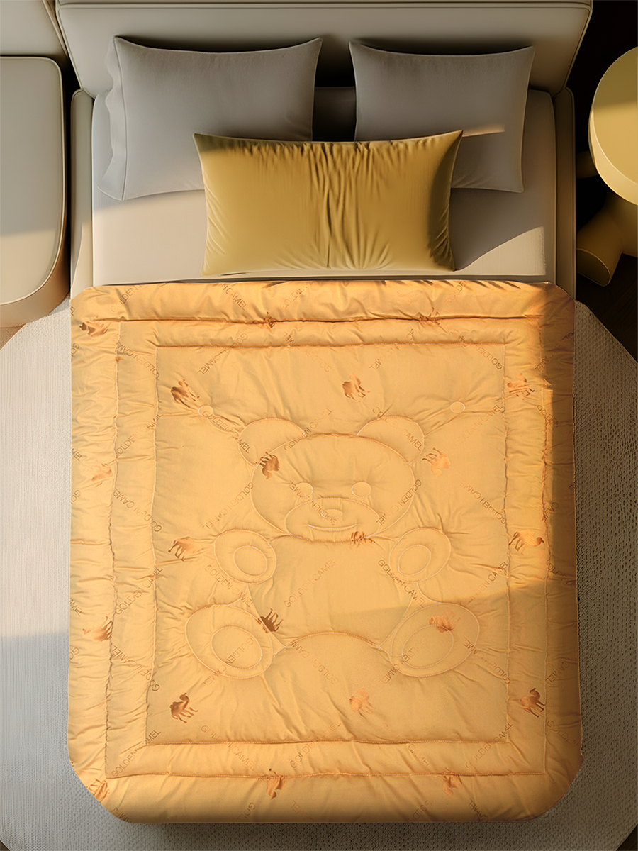 Одеяло детское Teddy Golden Camel (сатин) 110х140