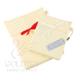 Наволочка батист однотон. 50х70, "Ваниль" "CAMBRAI" (2шт в уп)