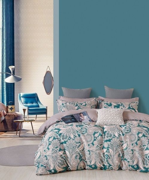 Постельное белье Твил ЕВРО ( под 200х220,пр.230х250 нав 50х70 и 70х70- 2шт) арт.1731"ТАНГО"