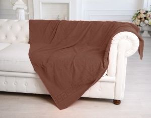 Простыня махровая 150х200 г/кр., шоколадный, пл. 380г/м2