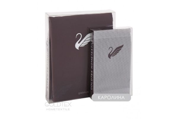 Простыня сатин на резинке 160х200х23 однотонный "COLORS OF LIFE" "Каролина"