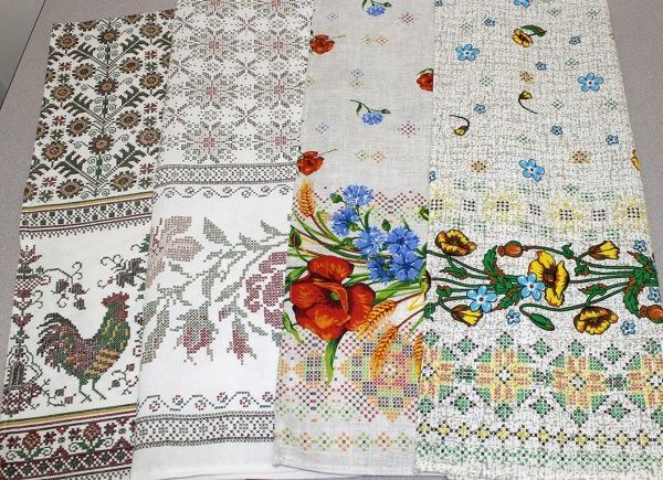 Полотенце 50х70 рогожка-сувенирка,"Русские традиции" , пл 170 г/м2,Авиком