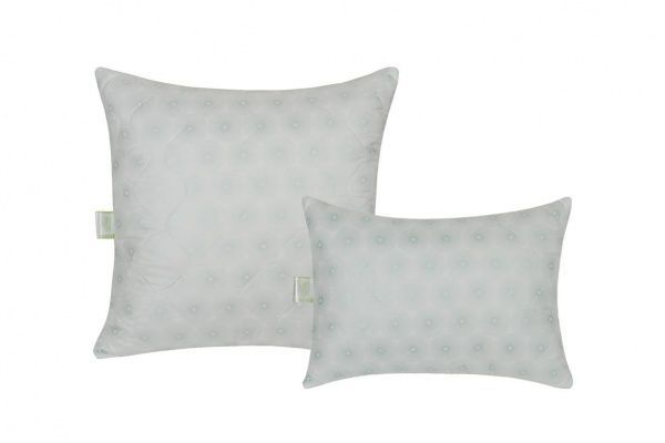 Подушка "Бамбук" DELICATE TOUCH, 70х70 чехол стеган. mikrofine "GoldTex"