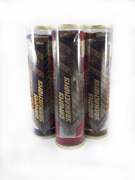 Комплект подарочный "Деловой стиль" (п-це 46*93 галстук-открытка)