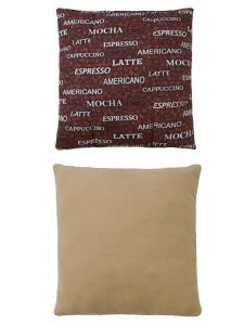 Подушка "Латте"32х32 наполнитель кофейные зерна/файбер ,УТ