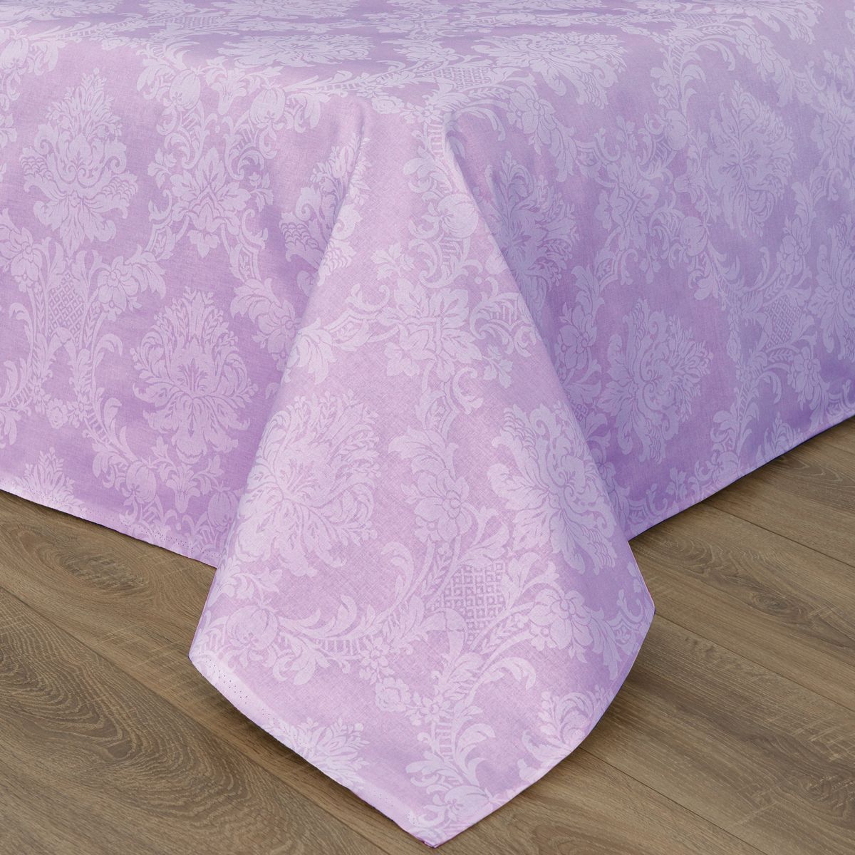 Аметист простыня (2 спальный поплин-жаккард)