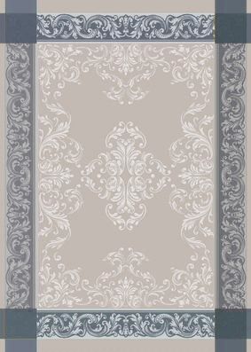 Полотенце 50х70 "Корсика ", жаккард, цв.светло серый, коричневый , хлопок 100%,арт 07С-39ЯК