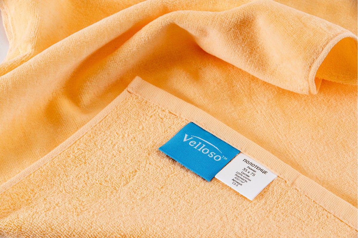 Полотенце VELOUR SOFT TOUCH "Абрикосовый" (35х75 см)