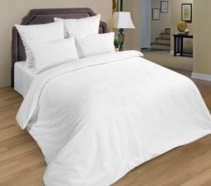 Простыня Евро 210х220, бязь отбеленная ГОСТ