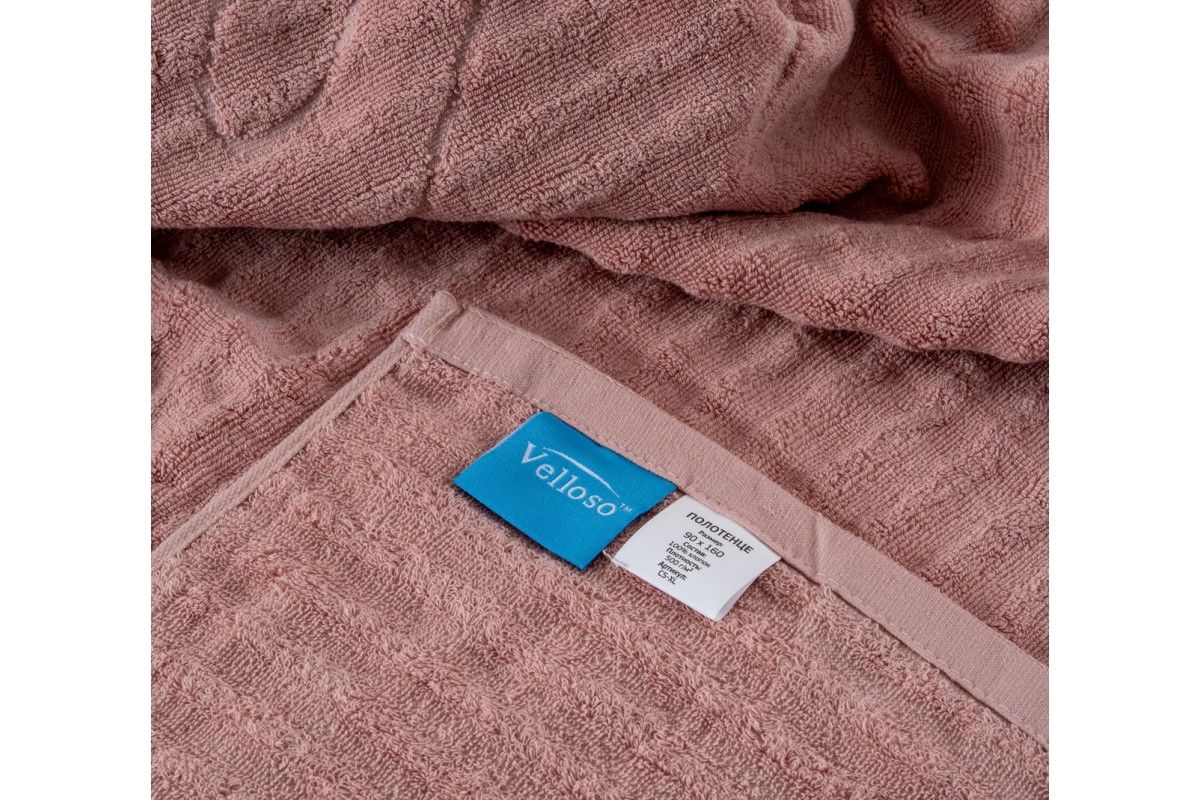 Полотенце COTTON SOFT TOUCH "Пепельно-розовый" (90х160 см)