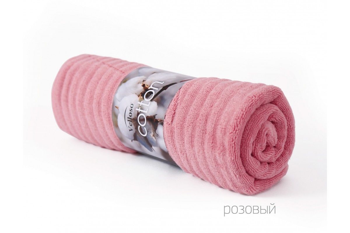 Полотенце COTTON SOFT TOUCH "Розовый" (90х160 см)