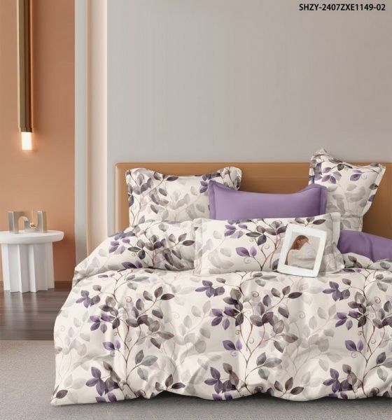 Постельное белье Sateen lux рис № 2541 Евро (под 200х220,пр 215х240,нав. 70х70-2 шт ),100%хл.