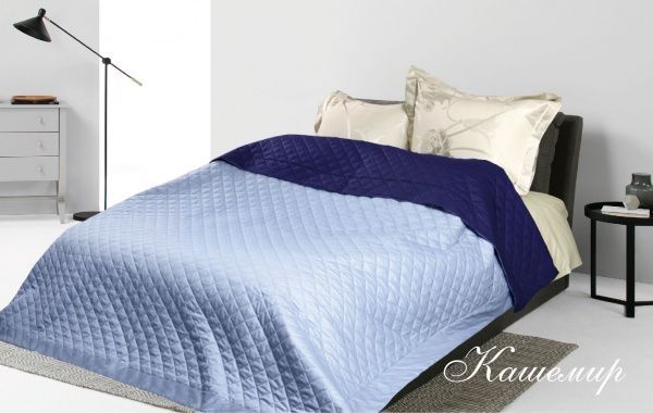 Покрывало стег. 240х260 однотонное, EL MANTO, "Кашемир", ткань 100% хлопок, сатин