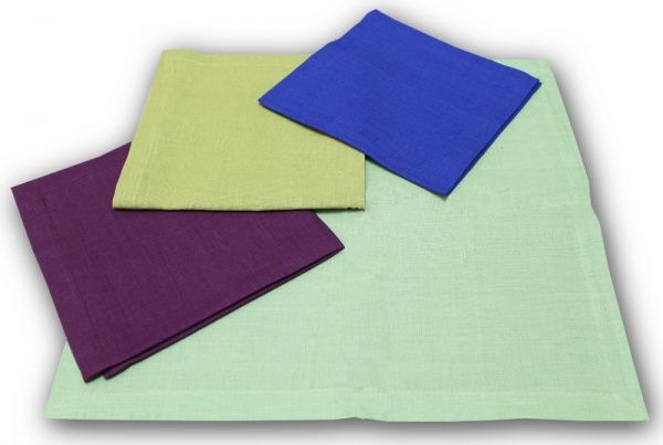 Набор  салфеток 45х45-6 шт, лен ,в ассортименте, Кострома