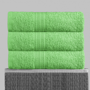 Полотенце махровое 50х90, цв. салатовый, 430 гр.Туркмения Б