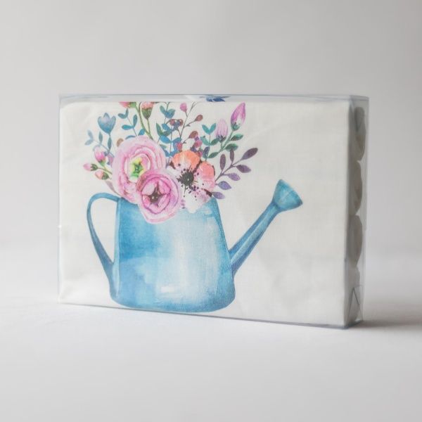 Комплект полотенец "Цветочный чай" ажур,п/лен 50*70-5 шт