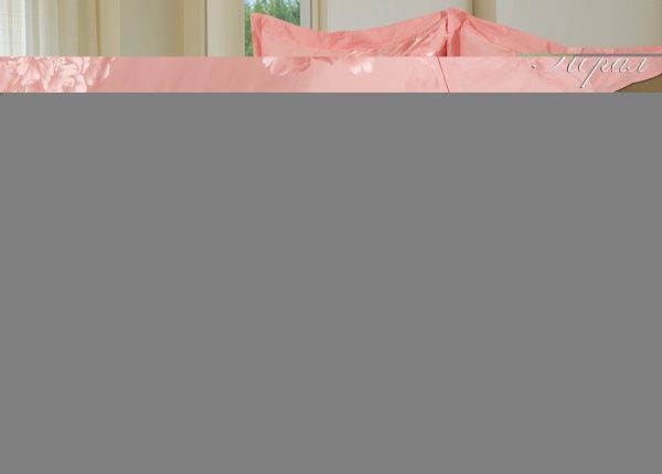 Постельное белье сатин с вышивкой 2,0 сп., Корал, DE LUXE, "ГолдТекс"