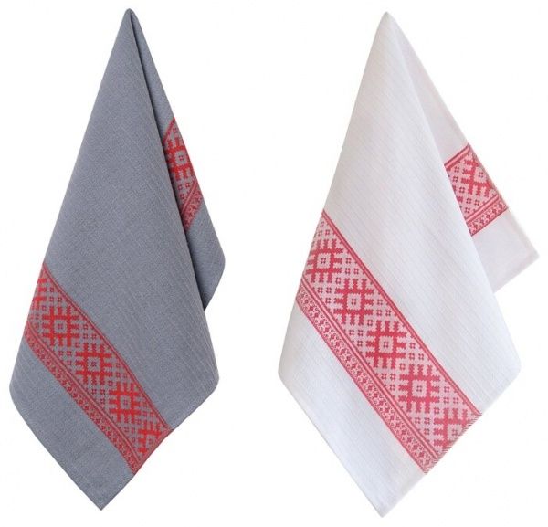 Полотенце кухонное "Скандинавия",размер 45х70см, белый, 100% хлопок, Вологда