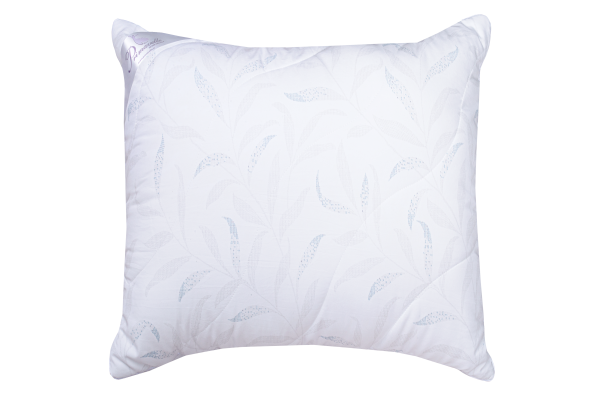 Подушка "Лебяжий пух" 68х68, стёганная, ткань brushed-твилл, рис. Гармония