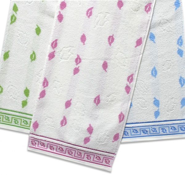 Полотенце махровое 34х76, Листопад, Китай, арт.12С-66F