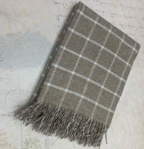 Плед "Палермо 15S/SOUL", 140х200, 20%-ш/40%-акрил/40%-п/э, бел-пес-бел "VLADI" Украина