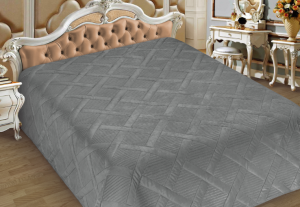 Покрывало стеганое 230х250, "BRUNO", фланель, цв. 12
