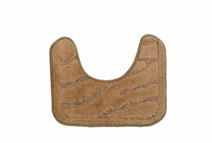 Коврик 50х40,(14мм) под унитаз,светло-коричневый,Декотекс