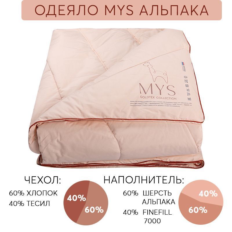 Одеяло MYS Альпака (2-спальное (172*205 см))