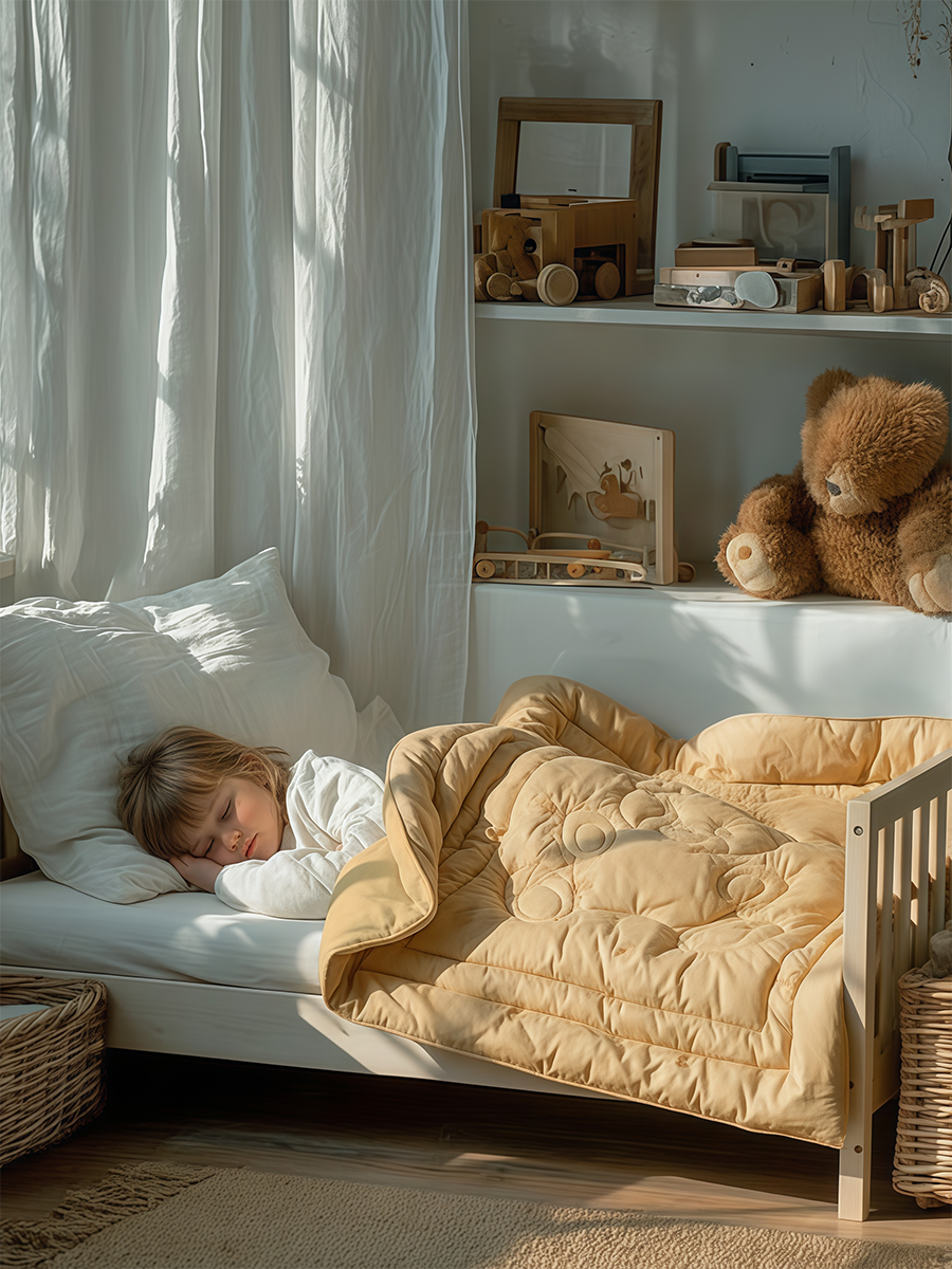 Одеяло детское Teddy Golden Camel (сатин) 110х140