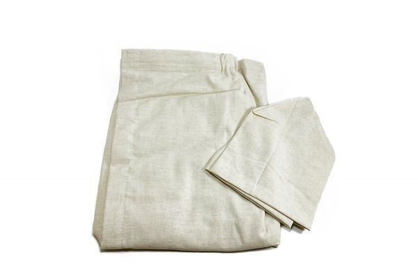 ВВТ К-т для сауны 2х-предм.(парео,шапочка) мужской,п/лен бежевый