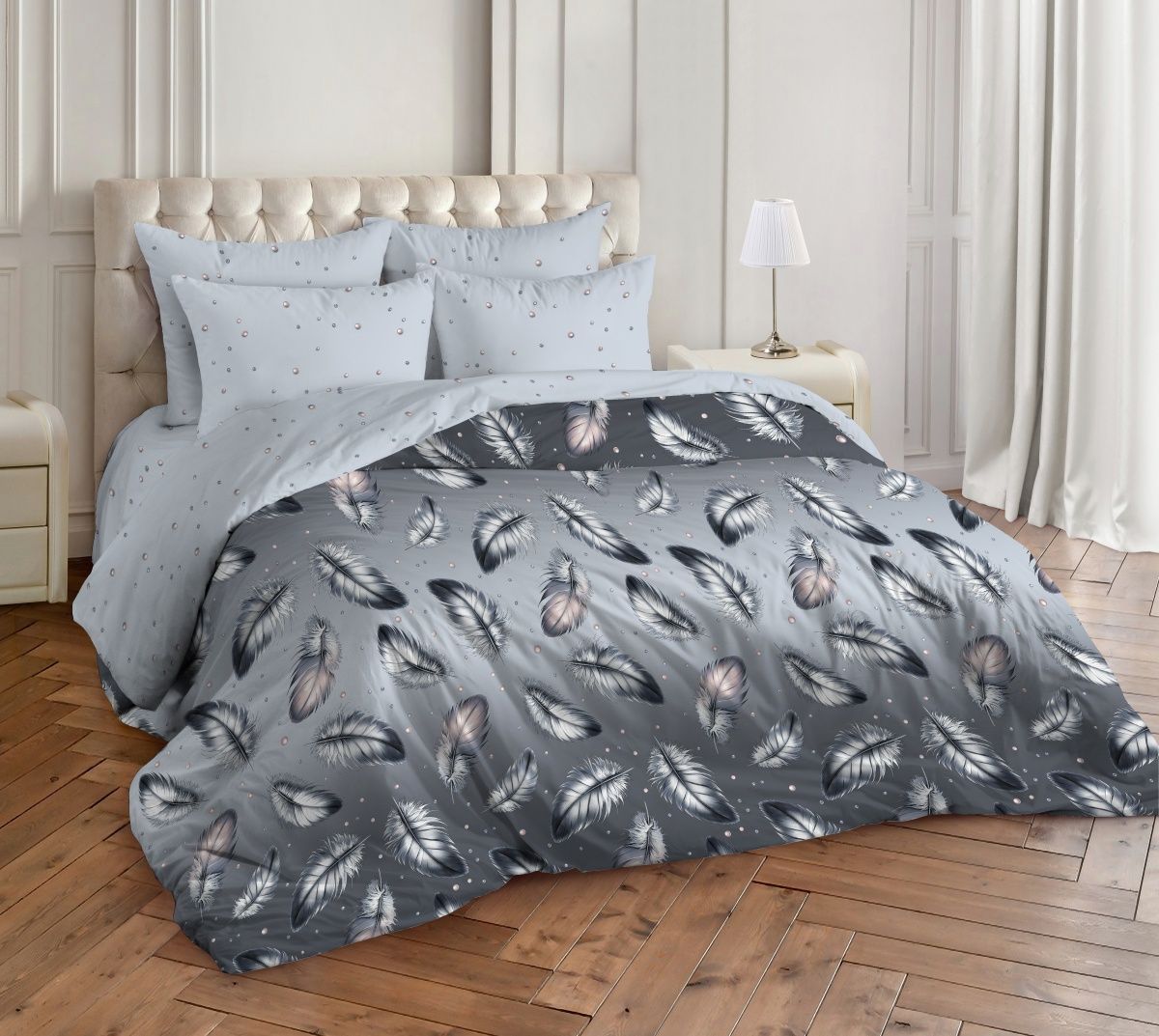 Мгновение (КПБ поплин семейный)
