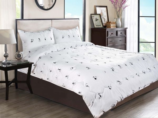 Одеяло "Экофайбер" 172х205, ткань brushed-твилл, рис. Флосси, плот. 200г/м2