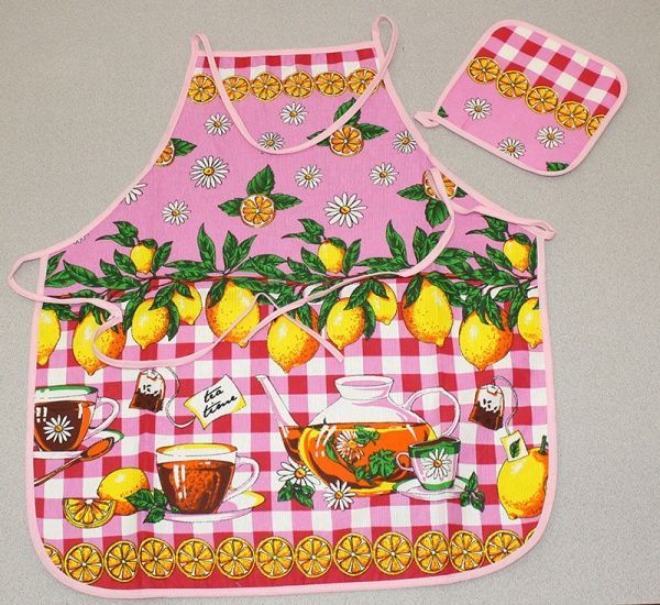 Набор Фартук+прихватка вафельный сувенирка , арт. 201, Авиком