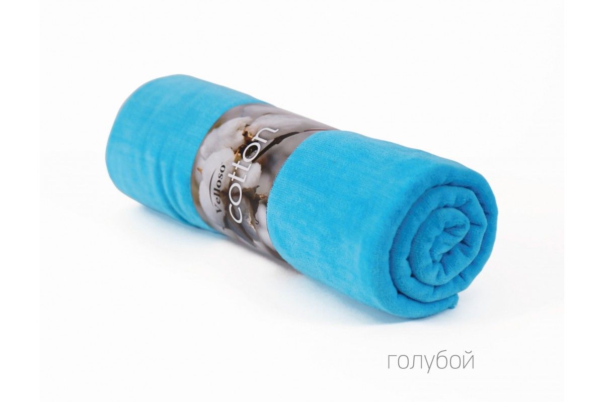 Полотенце VELOUR SOFT TOUCH "Голубой" (35х75 см)