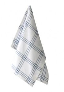 Полотенце кухонное "Флай",размер 40х60см, цвет голубой,  жаккард, Вологда 