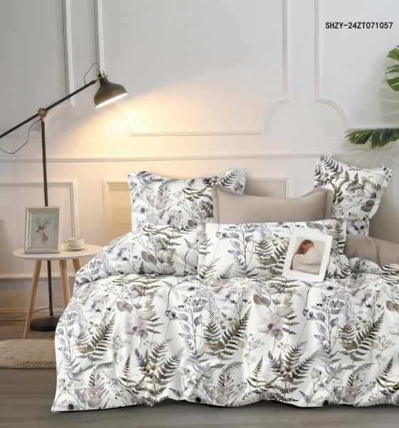 Постельное белье Sateen lux рис №2536 Дуэт ( под.150х215-2 шт.,пр 215х240, нав. 50х70см-2шт.)100%хл.