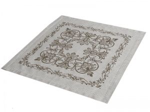 Салфетка 45х45 "Виолетта" серая с мережкой,100% хлопок,Вологда