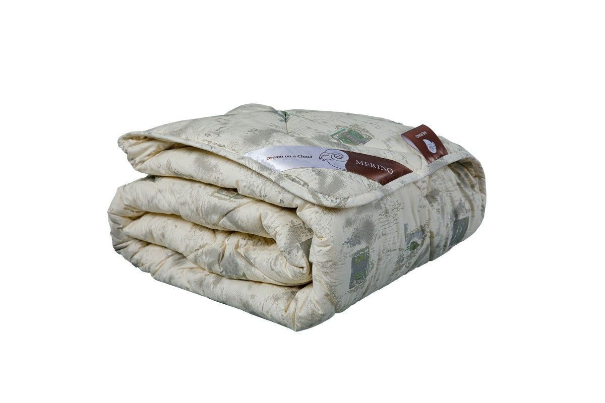 Одеяло MERINO (Золотая осень) (Шерсть овечья/тик SOFT Евро Макси (подарочная упаковка))