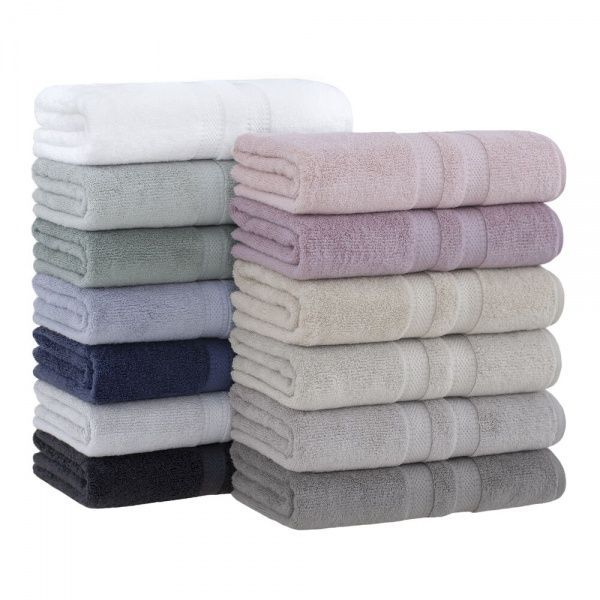 Полотенце махровое En VOGUE Dual AIR 48х90,1589-светло-серый (пл.470 гр) Бразилия