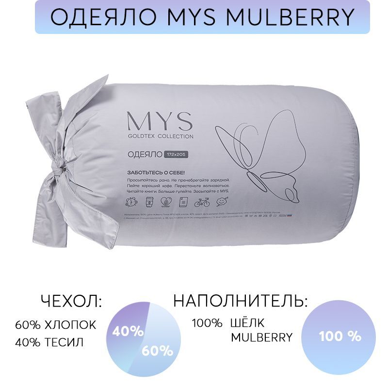 Одеяло MYS шелк (2-спальное (172*205 см))