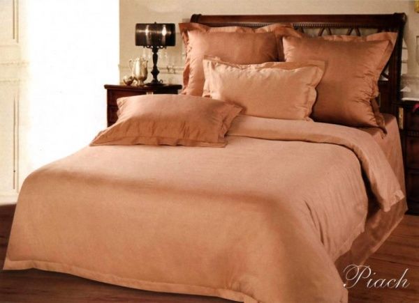 Постельное белье бамбук однотонный 2,0 сп., Piach "ГолдТекс"