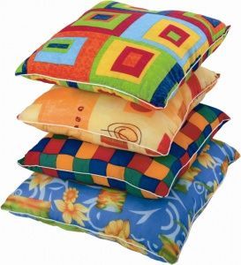 Подушка "ФАЙБЕР - ЭКОНОМ", 50х70 чехол полисатин с кантом (Белио)