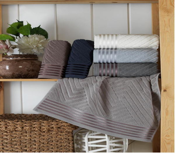 Полотенце махровое SILVER 50х90, кремовый, пл-ть 500 гр., Турция