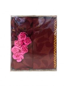 Комплект подарочный "Life" (п-це 50*90, мыльные лепестки )