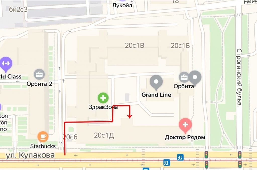 Схема проезда